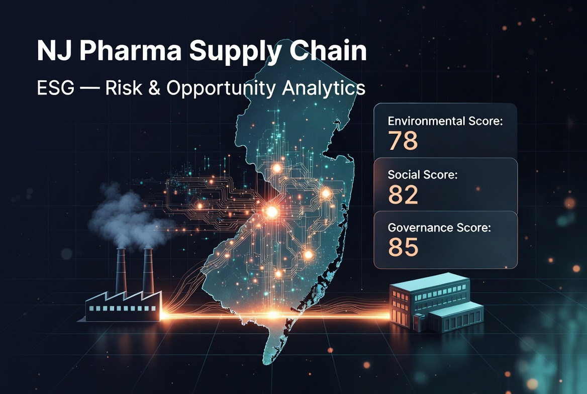 NJ Pharma Supply Chain ESG dashboard